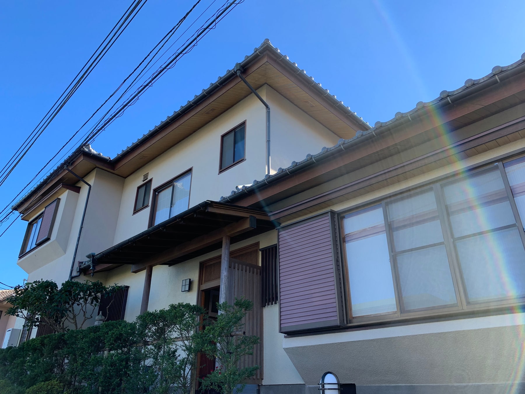 横浜市金沢区の外装塗装・木部再生 写真1